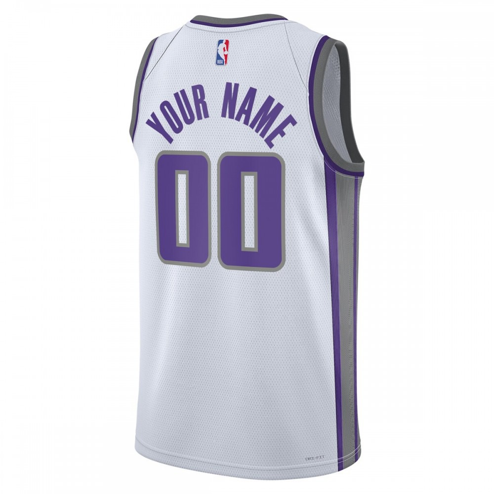 Sacramento Kings Unisex 2022/23 Swingman Custom Jersey White - Association Edition-Pro Kit Vault | Brand New 26/27 Sports Jerseys